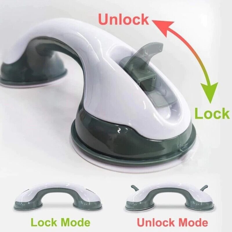 MANIGLIA DI SICUREZZA BAGNO CON ATTACCO A VENTOSA 26 CM - immagine 2